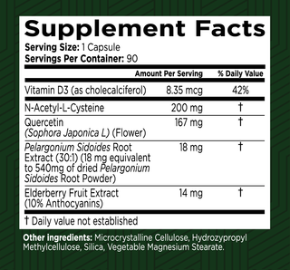 MSM supplement facts
